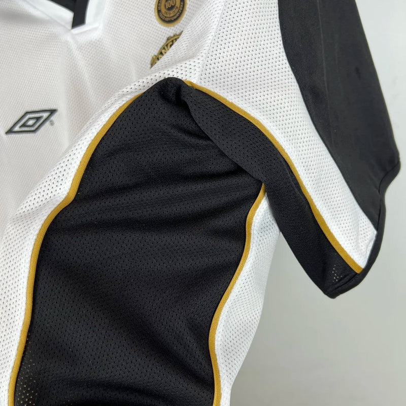 Camisa Masculina Retro Manchester United 100 anos Dupla Face 2002 - Torcedor