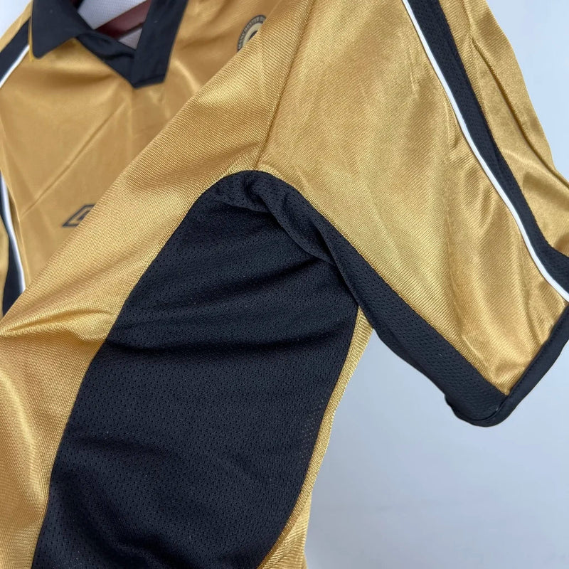 Camisa Masculina Retro Manchester United 100 anos Dupla Face 2002 - Torcedor
